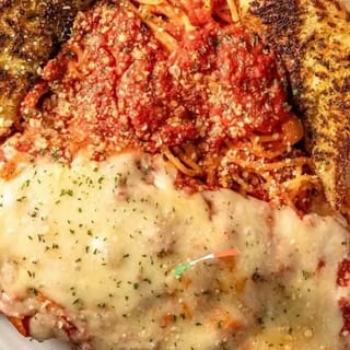 Chicken Parm with Spaghetti
